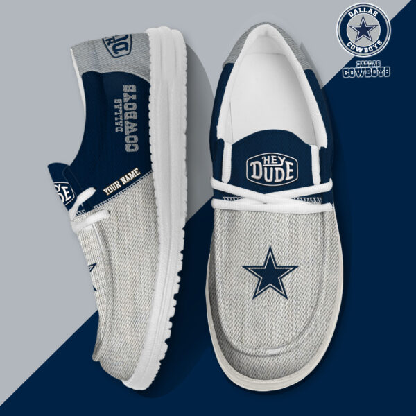 Tubopro Dallas Cowboys Personalized Hey Dude Shoes For Men And Women