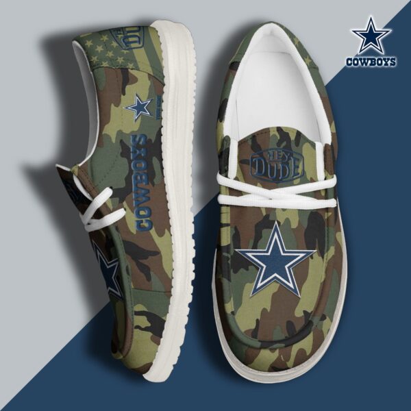 Tubopro Dallas Cowboys Personalized Hey Dude Shoes For Men And Women
