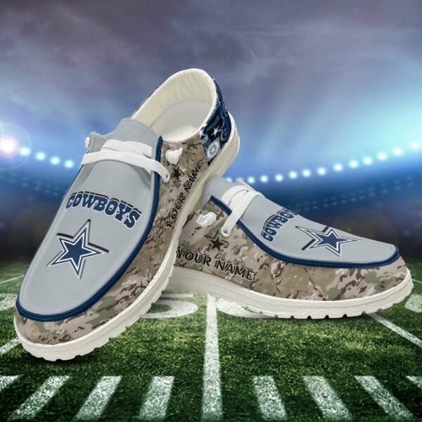 Tubopro Dallas Cowboys Personalized Hey Dude Shoes For Men And Women