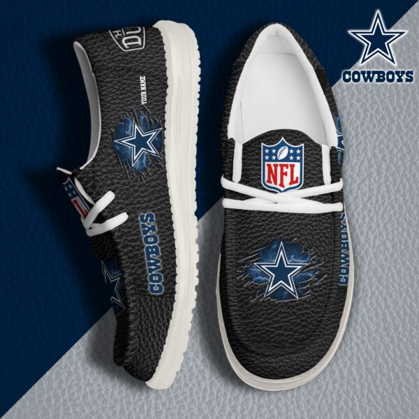Tubopro Dallas Cowboys Personalized Hey Dude Shoes For Men And Women