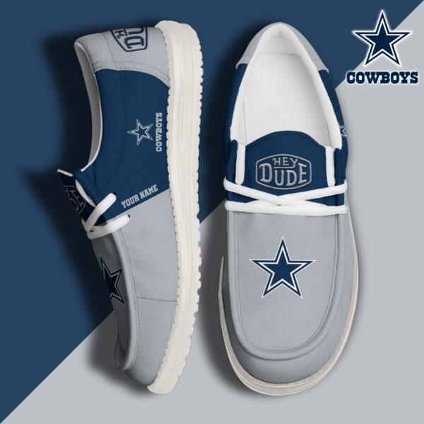 Tubopro Dallas Cowboys Personalized Hey Dude Shoes For Men And Women