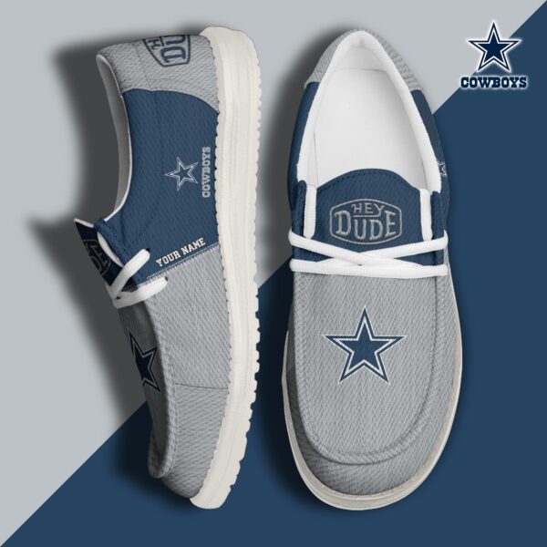 Tubopro Dallas Cowboys Personalized Hey Dude Shoes For Men And Women
