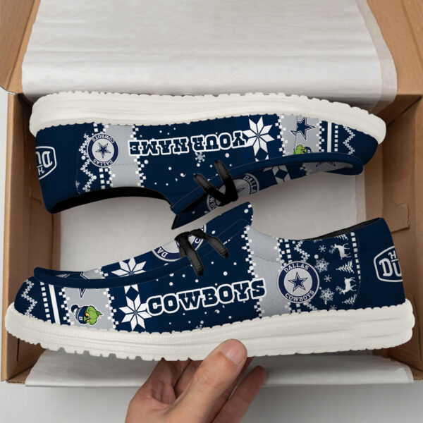 Tubopro Dallas Cowboys Personalized Hey Dude Shoes For Men And Women