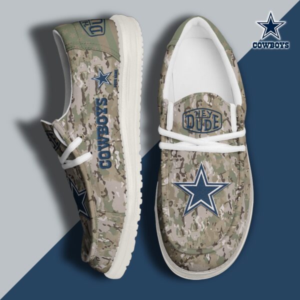 Tubopro Dallas Cowboys Personalized Hey Dude Shoes For Men And Women