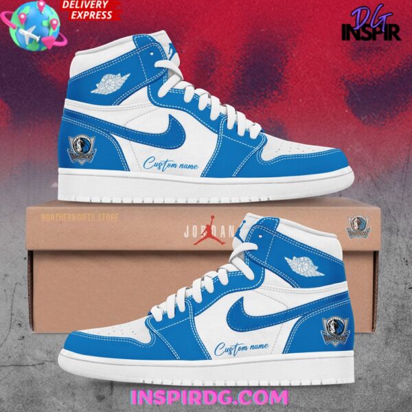 Tubopro Dallas Mavericks AJ1 High Sneakers Shoes For Men And Women