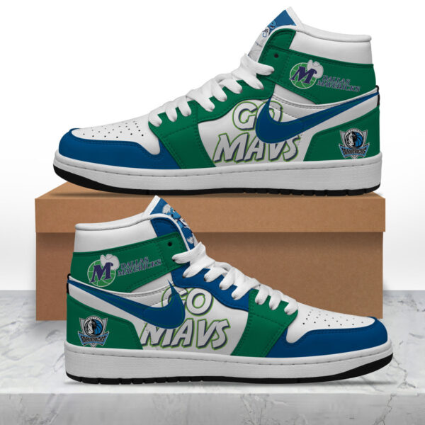 Tubopro Dallas Mavericks AJ1 High Sneakers Shoes For Men And Women