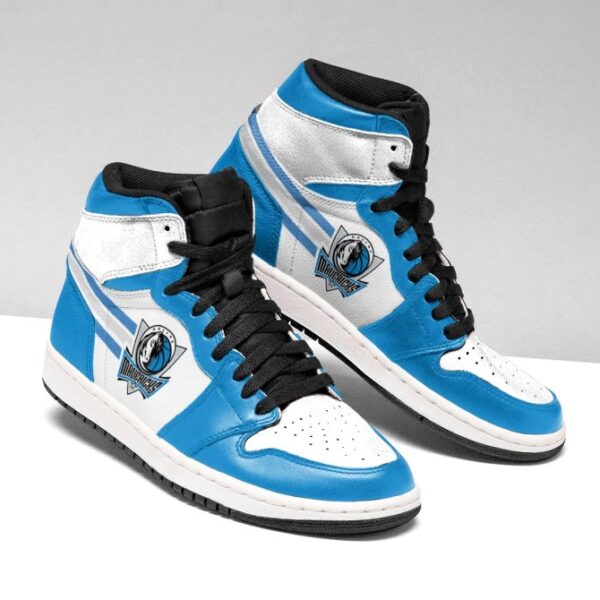 Tubopro Dallas Mavericks NBA AJ1 High Sneakers Shoes For Men And Women - Image 2