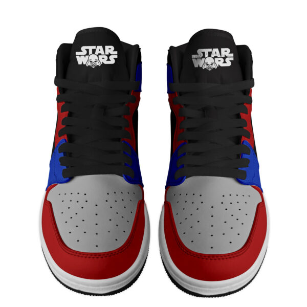 Tubopro Darth Vader AJ1 High Sneakers Shoes For Men And Women - Image 2