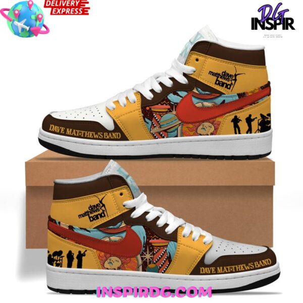 Tubopro Dave Matthews AJ1 High Sneakers Shoes For Men And Women - Image 2
