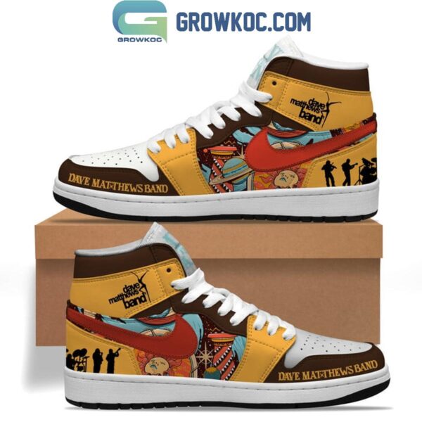 Tubopro Dave Matthews Band AJ1 High Sneakers Shoes For Men And Women - Image 2
