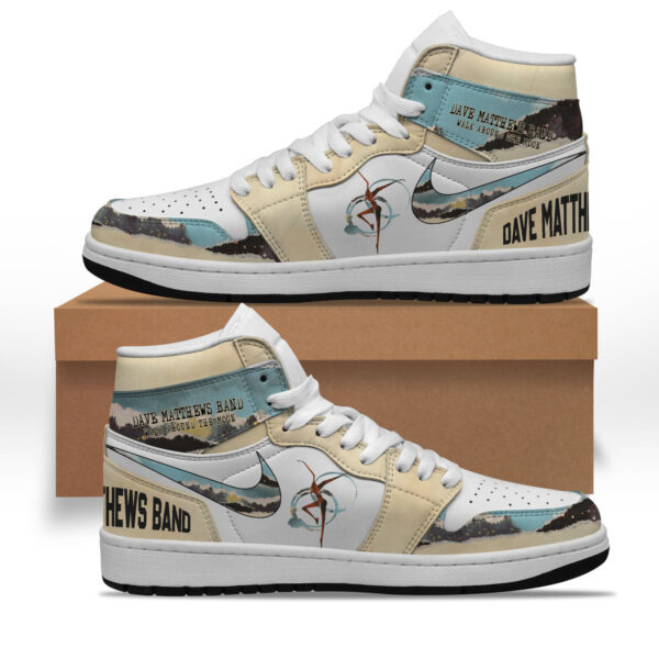 Tubopro Dave Matthews Band AJ1 High Sneakers Shoes For Men And Women - Image 4