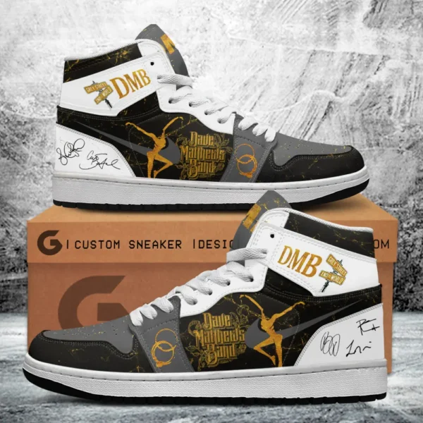 Tubopro Dave Matthews Band AJ1 High Sneakers Shoes For Men And Women