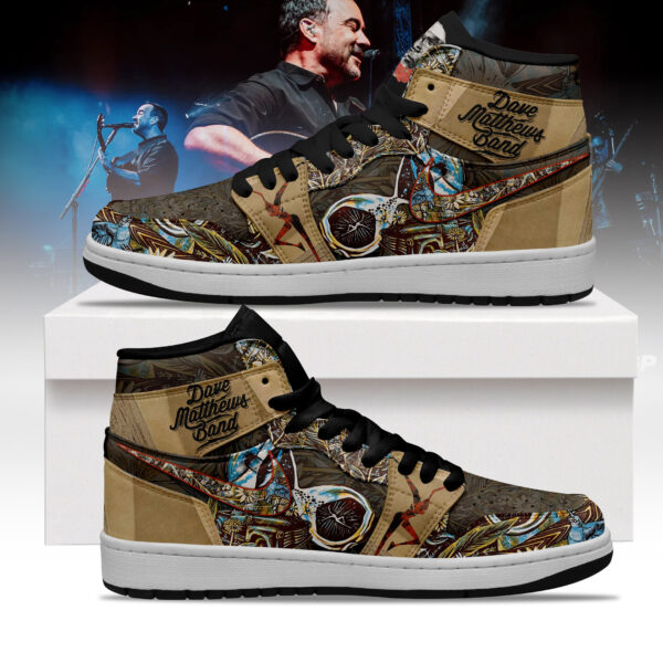 Tubopro Dave Matthews Band AJ1 High Sneakers Shoes For Men And Women