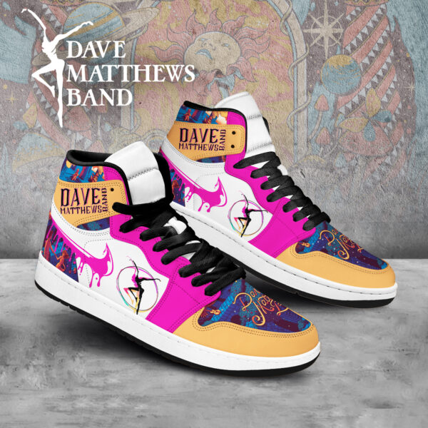 Tubopro Dave Matthews Band AJ1 High Sneakers Shoes For Men And Women
