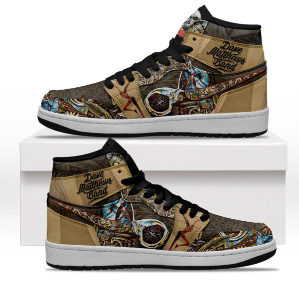 Tubopro Dave Matthews Band AJ1 High Sneakers Shoes For Men And Women - Image 2