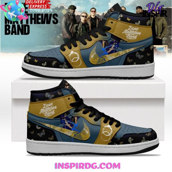 Tubopro Dave Matthews Band AJ1 High Sneakers Shoes For Men And Women