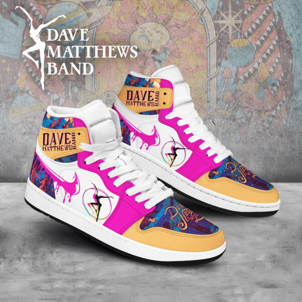 Tubopro Dave Matthews Band AJ1 High Sneakers Shoes For Men And Women