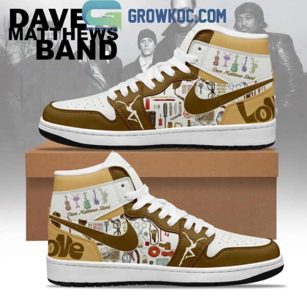 Tubopro Dave Matthews Band AJ1 High Sneakers Shoes For Men And Women