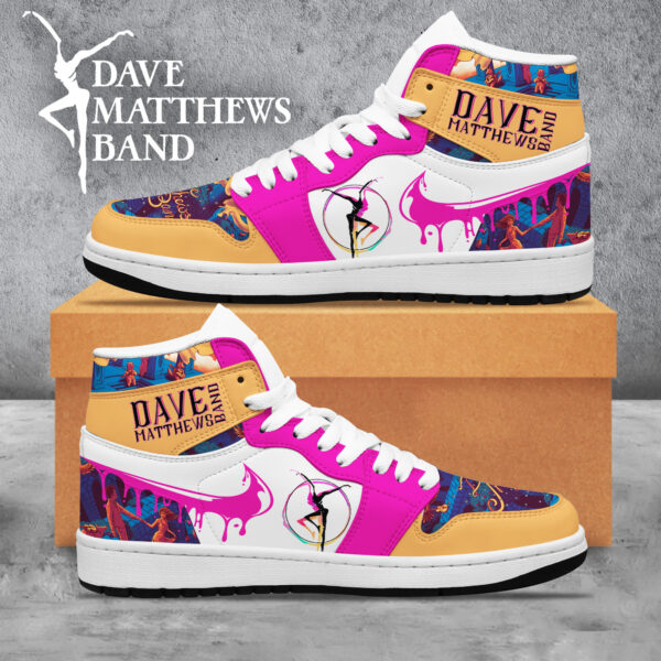 Tubopro Dave Matthews Band AJ1 High Sneakers Shoes For Men And Women - Image 2