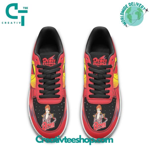Tubopro David Bowie Air Low-Top Sneakers Shoes For Men And Women - Image 2