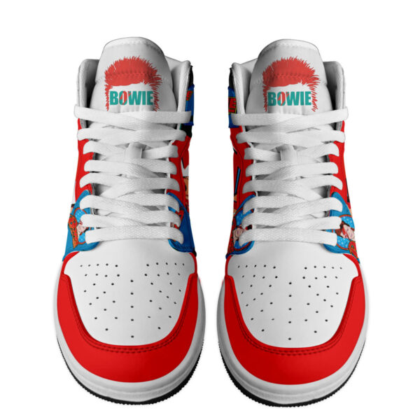 Tubopro David Bowie AJ1 High Sneakers Shoes For Men And Women - Image 2