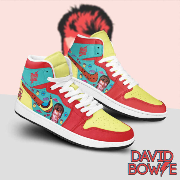 Tubopro David Bowie AJ1 High Sneakers Shoes For Men And Women