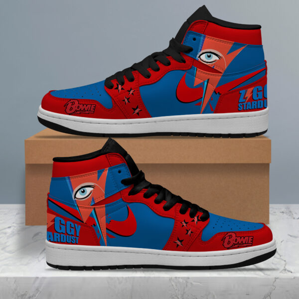 Tubopro David Bowie AJ1 High Sneakers Shoes For Men And Women