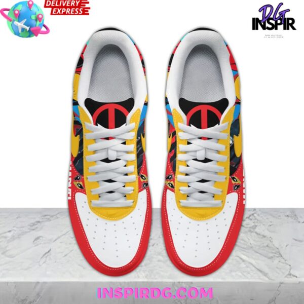 Tubopro Deadpool Air Low-Top Sneakers Shoes For Men And Women - Image 4