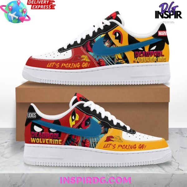 Tubopro Deadpool Air Low-Top Sneakers Shoes For Men And Women - Image 2