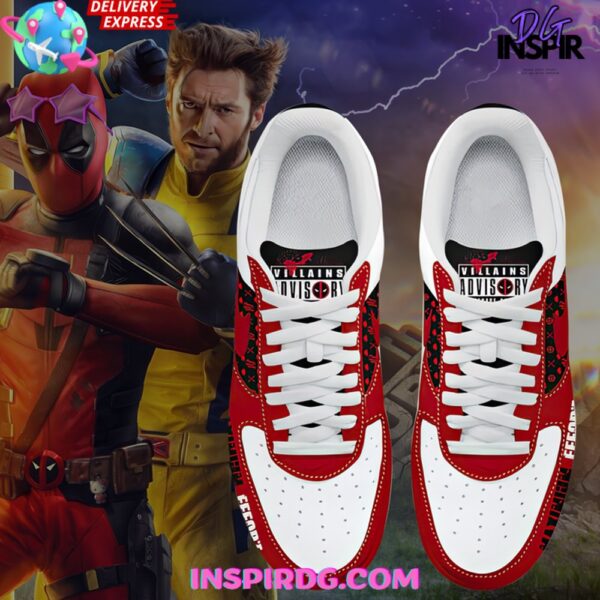 Tubopro Deadpool Air Low-Top Sneakers Shoes For Men And Women - Image 2