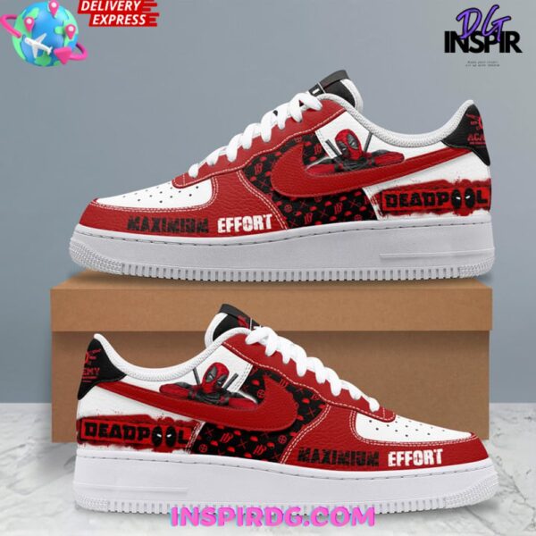 Tubopro Deadpool Air Low-Top Sneakers Shoes For Men And Women - Image 2