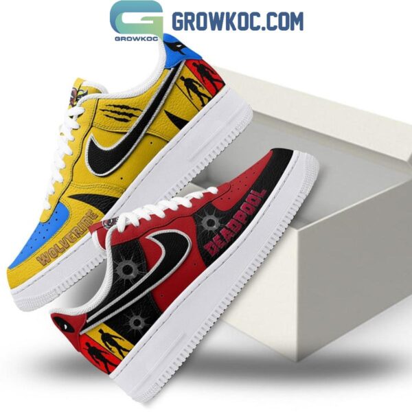 Tubopro Deadpool Air Low-Top Sneakers Shoes For Men And Women - Image 3