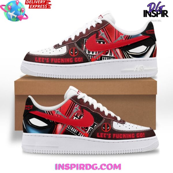 Tubopro Deadpool Air Low-Top Sneakers Shoes For Men And Women - Image 2