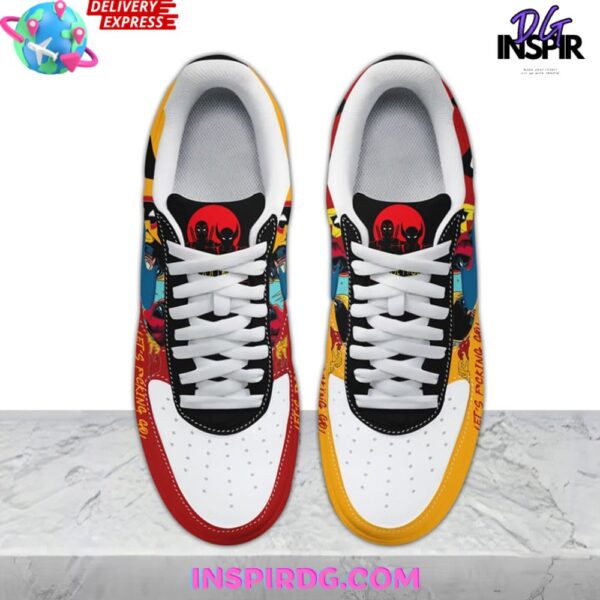 Tubopro Deadpool Air Low-Top Sneakers Shoes For Men And Women - Image 3