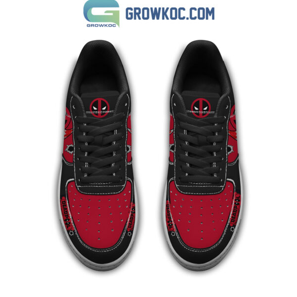 Tubopro Deadpool Air Low-Top Sneakers Shoes For Men And Women - Image 2