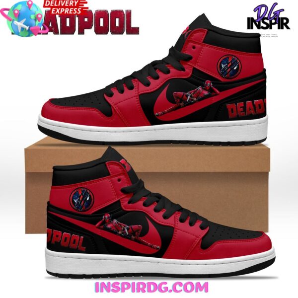 Tubopro Deadpool AJ1 High Sneakers Shoes For Men And Women