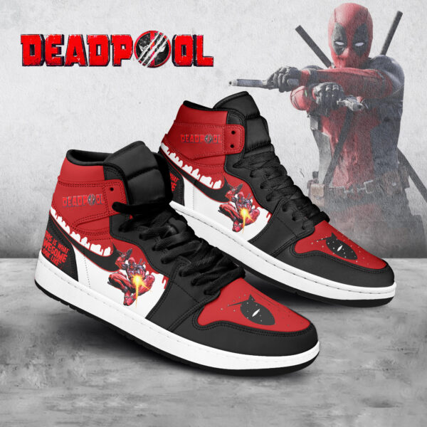 Tubopro Deadpool AJ1 High Sneakers Shoes For Men And Women