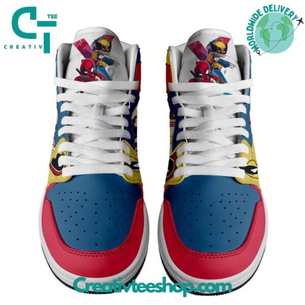 Tubopro Deadpool AJ1 High Sneakers Shoes For Men And Women - Image 3