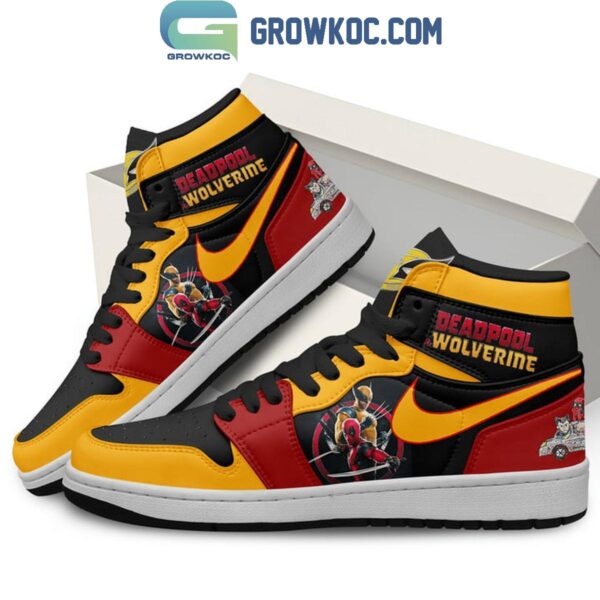 Tubopro Deadpool AJ1 High Sneakers Shoes For Men And Women - Image 2