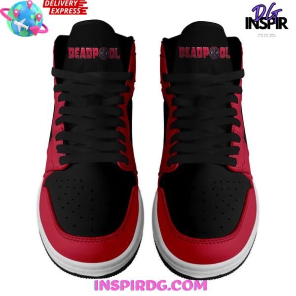 Tubopro Deadpool AJ1 High Sneakers Shoes For Men And Women - Image 3