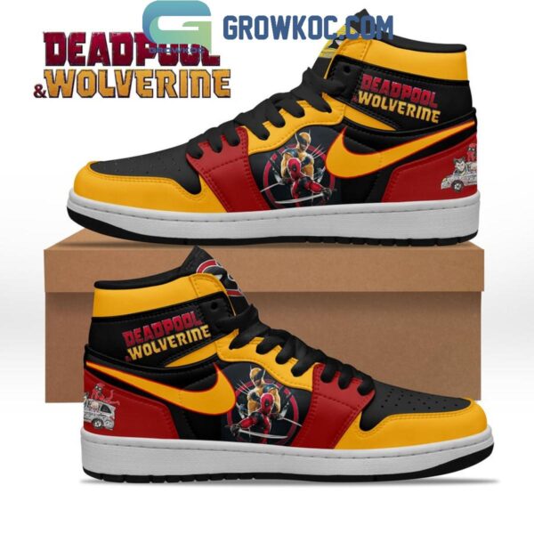 Tubopro Deadpool AJ1 High Sneakers Shoes For Men And Women
