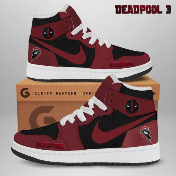 Tubopro Deadpool AJ1 High Sneakers Shoes For Men And Women