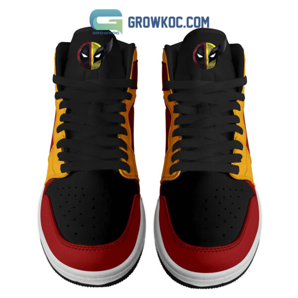 Tubopro Deadpool AJ1 High Sneakers Shoes For Men And Women - Image 2