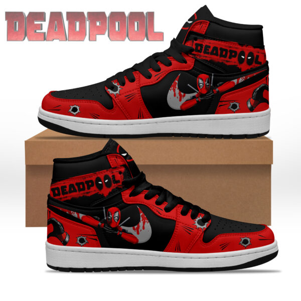 Tubopro Deadpool AJ1 High Sneakers Shoes For Men And Women