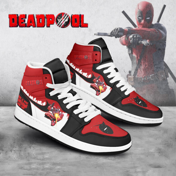 Tubopro Deadpool AJ1 High Sneakers Shoes For Men And Women
