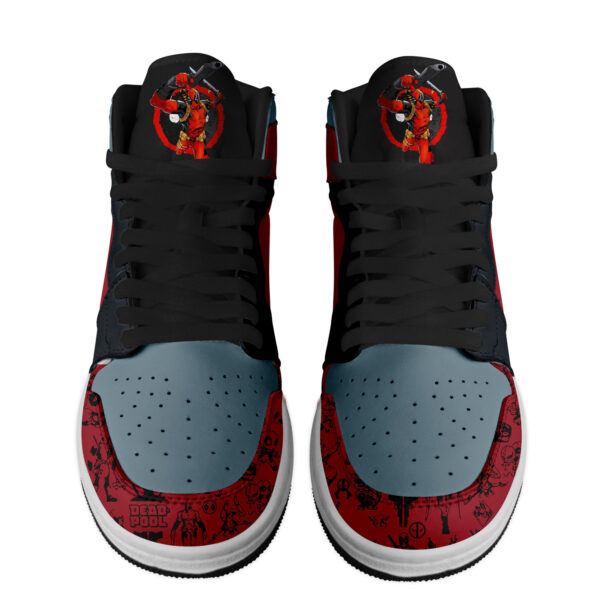 Tubopro Deadpool AJ1 High Sneakers Shoes For Men And Women - Image 3