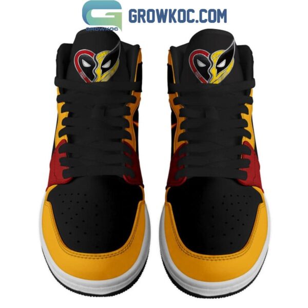 Tubopro Deadpool AJ1 High Sneakers Shoes For Men And Women - Image 3