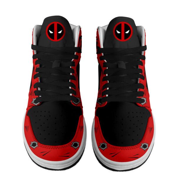 Tubopro Deadpool AJ1 High Sneakers Shoes For Men And Women - Image 2