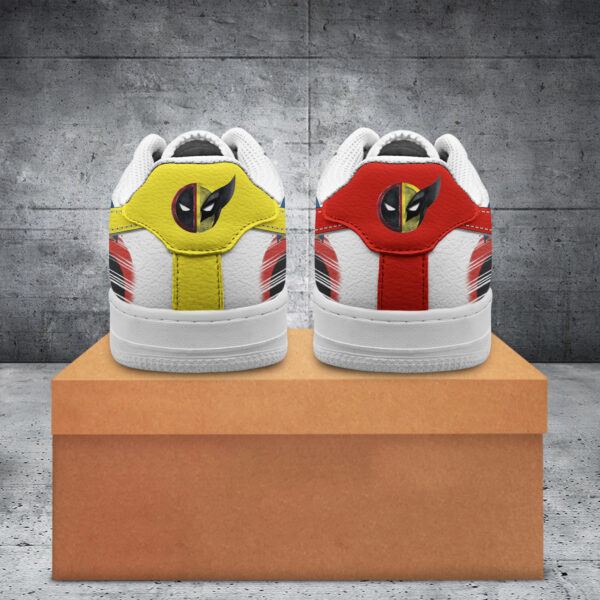 Tubopro Deadpool And Wolverine Air Low-Top Sneakers Shoes For Men And Women - Image 3