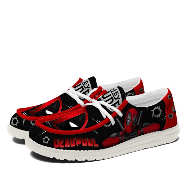 Tubopro Deadpool Personalized Hey Dude Shoes For Men And Women - Image 4